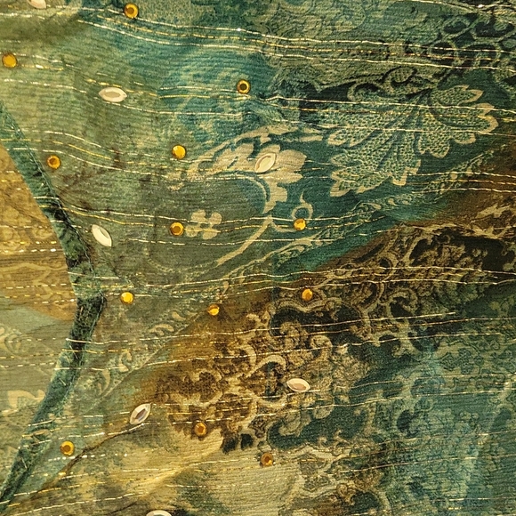 Laundry by Shelli Segal, size M, blue top with blue lining - Picture 3 of 7